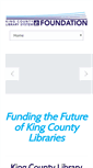 Mobile Screenshot of kclsfoundation.org